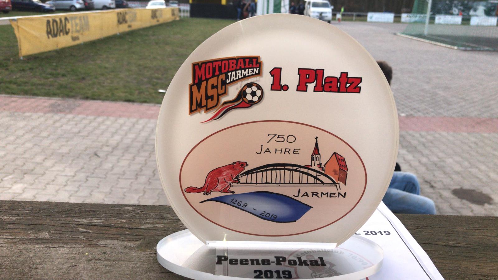 Der Peene-Saale Pokal 2019 geht an die Saale