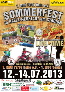 Plakat Sommerfest 2013