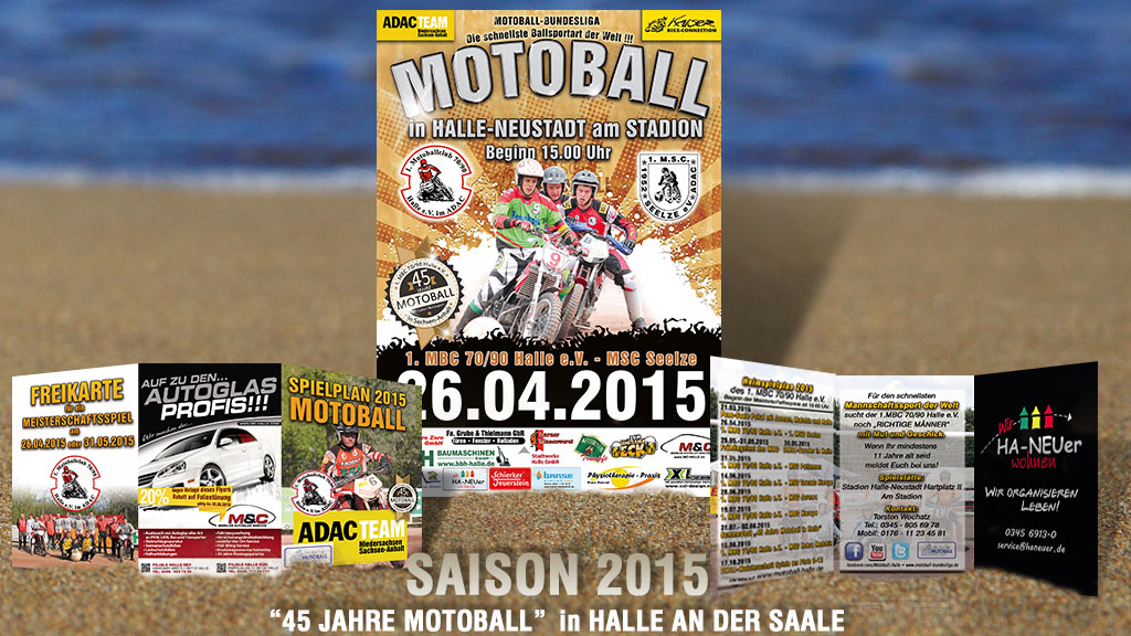 2015 Spielplan + 1. Plakat